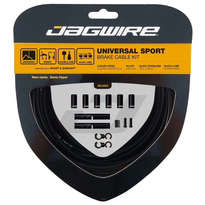 Load image into Gallery viewer, Jagwire universal sport brake kit - black