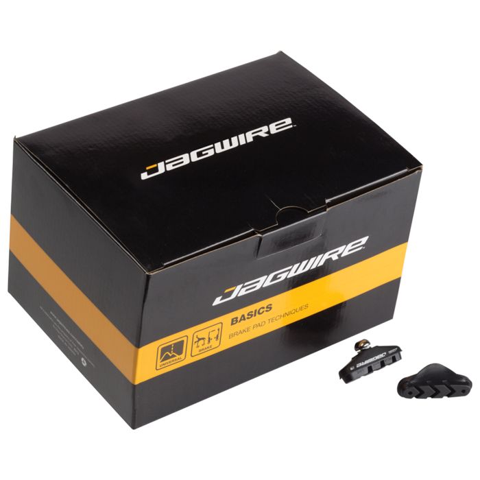 Load image into Gallery viewer, Jagwire basics road brake pad (100pcs (50 pairs)) - black