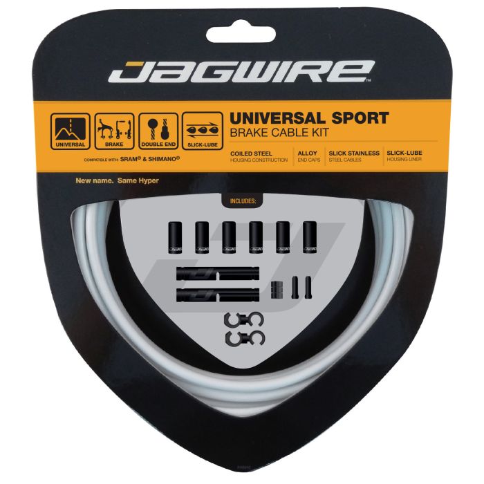 Load image into Gallery viewer, Jagwire universal sport brake kit - white