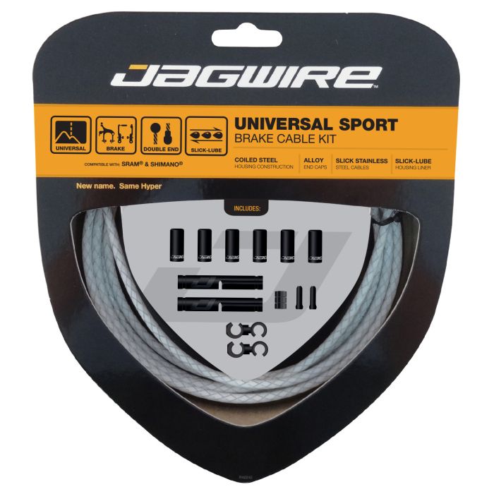 Load image into Gallery viewer, Jagwire universal sport brake kit - braided white