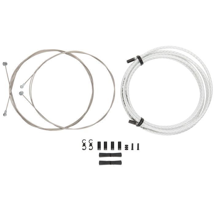 Load image into Gallery viewer, Jagwire universal sport brake kit - braided white