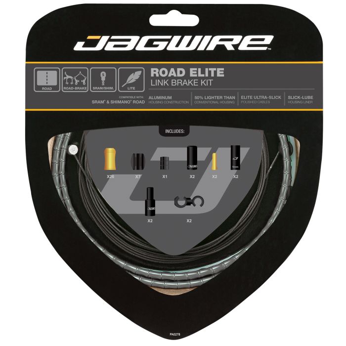 Load image into Gallery viewer, Jagwire road elite link brake kit - gray