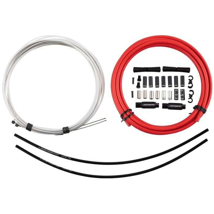 Load image into Gallery viewer, Jagwire 2x elite sealed shift kit - red