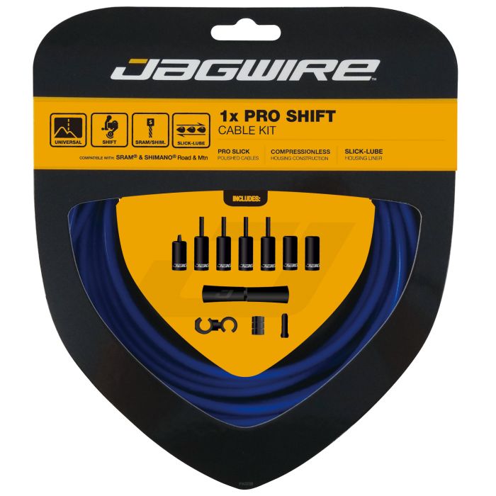 Load image into Gallery viewer, Jagwire 1x pro shift kit - sid blue