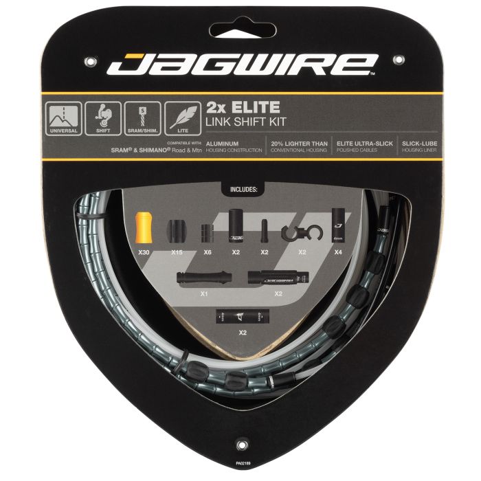 Load image into Gallery viewer, Jagwire 2x elite link shift kit - gray