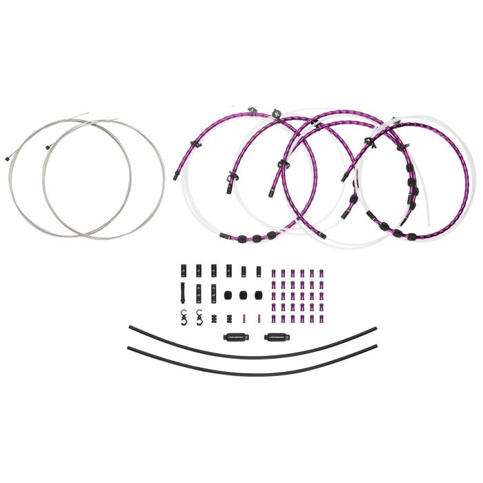 Load image into Gallery viewer, Jagwire 2x elite link shift kit - limited purple