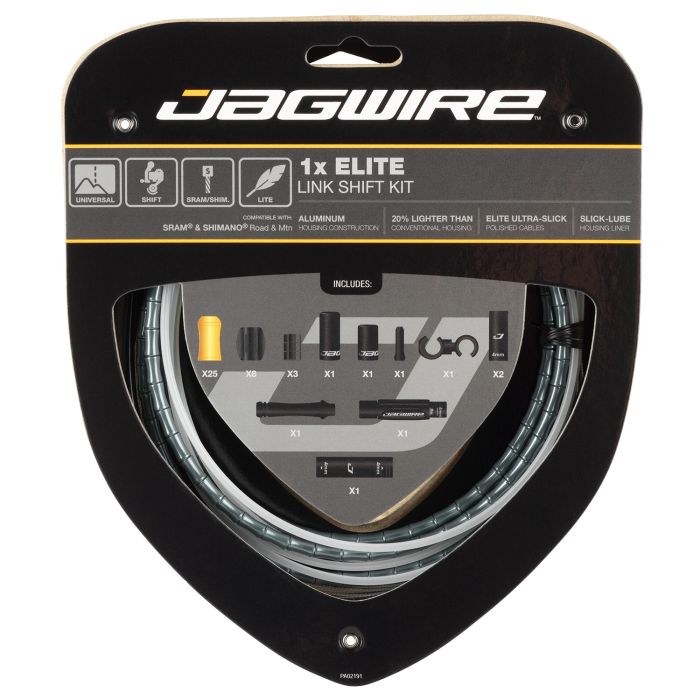 Load image into Gallery viewer, Jagwire 1x elite link shift kit - gray