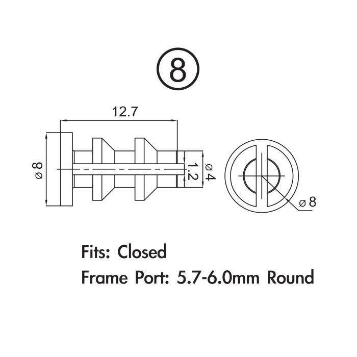 Load image into Gallery viewer, Jagwire frame plug pack - shimano di2 (10pcs)