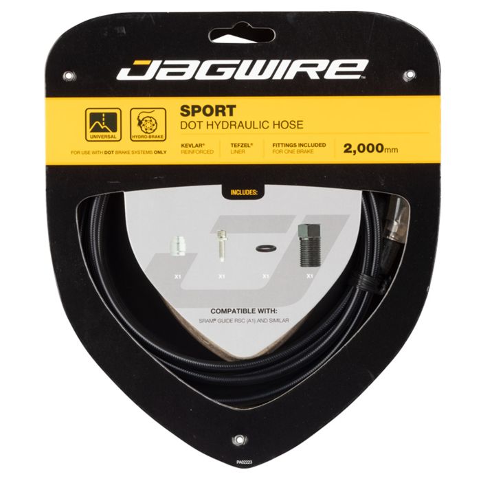 Load image into Gallery viewer, Jagwire sport dot hydraulic hose kit - sram (g2) - black