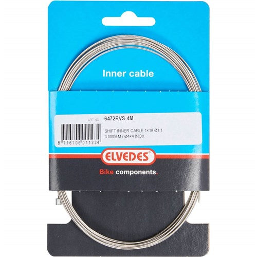 Load image into Gallery viewer, Schakel binnenkabel Elvedes 2250mm RVS Slick ø1,1mm Shimano SRAM N-nippel (op kaart)