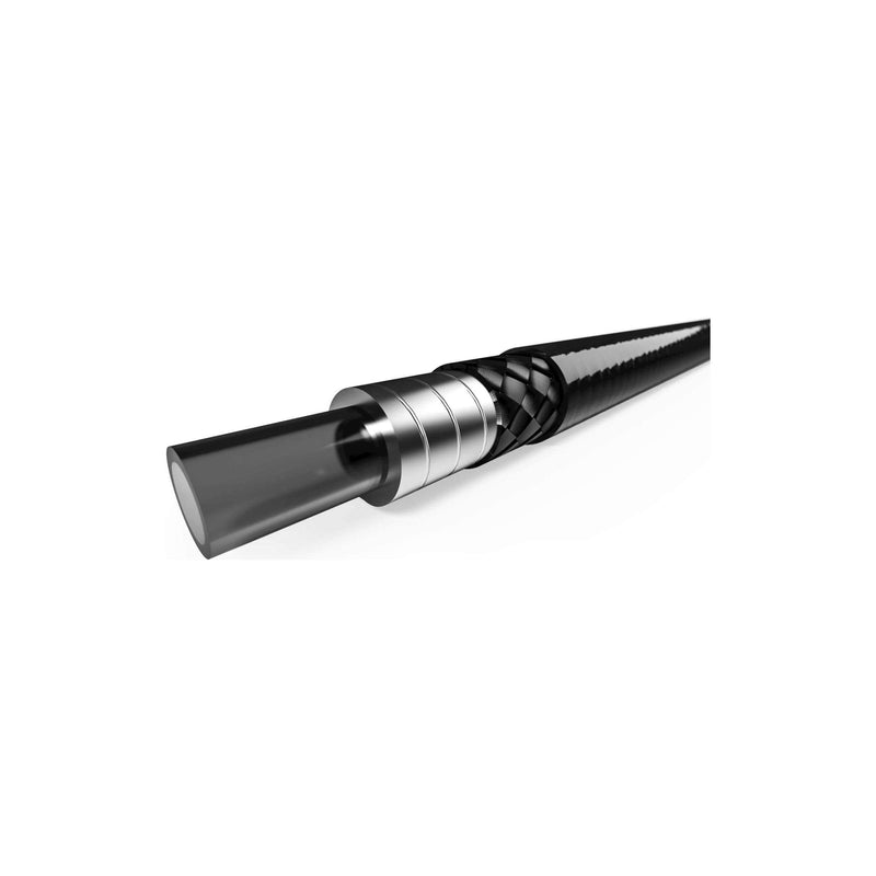 Load image into Gallery viewer, Elvedes rem buitenk 5mm zilver (10m) gevlochten 182038-10