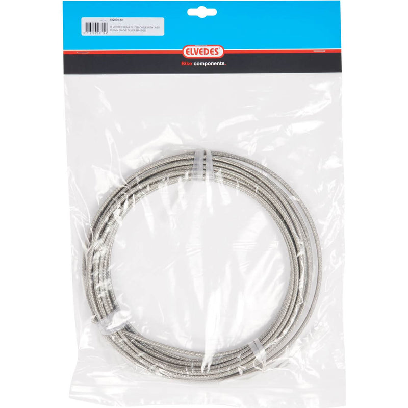 Load image into Gallery viewer, Elvedes Rem buitenk 5mm smoke (10m) gevlochten 182039-10