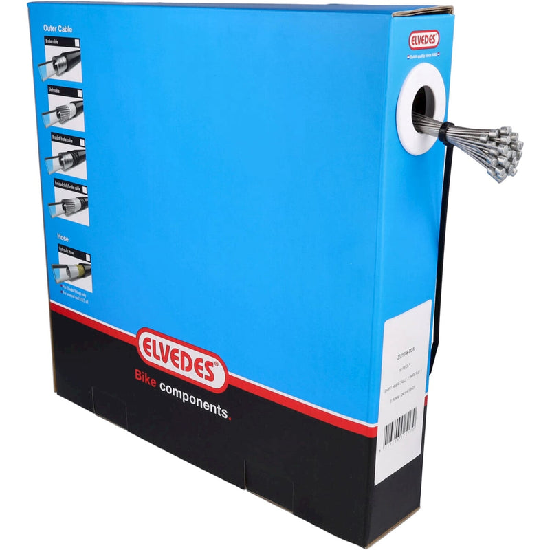 Afbeelding laden in galerijviewer, Elvedes schakelbinnenk 2250mm (50) RVS N-nippel 2021056-BOX