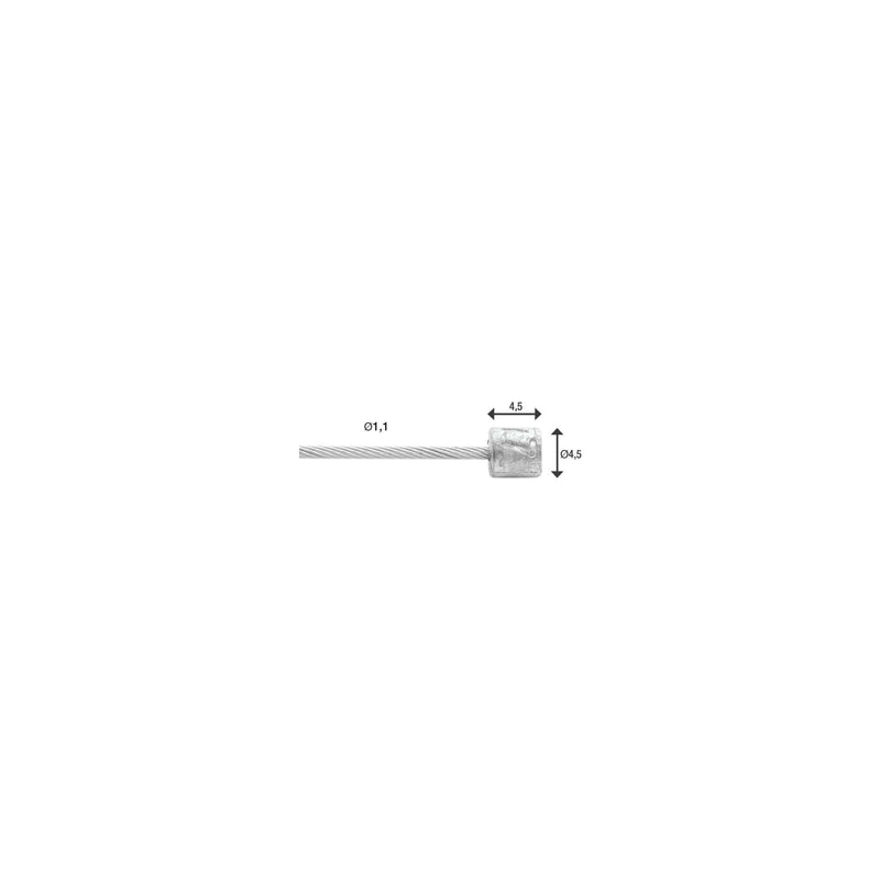 Load image into Gallery viewer, versnellingsbinnenkabel Shimano 2.25 m 1,1 mm 6472 zilver
