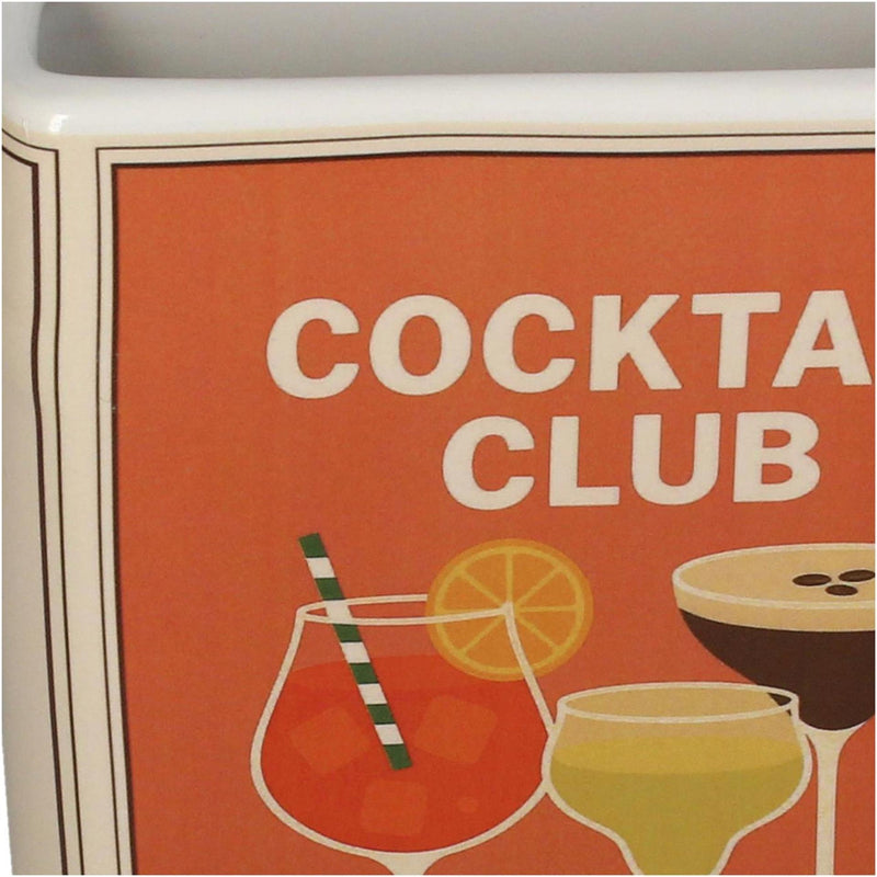 Afbeelding laden in galerijviewer, Kersten vaas book cocktail club dolomite orange 15x5.5x18cm