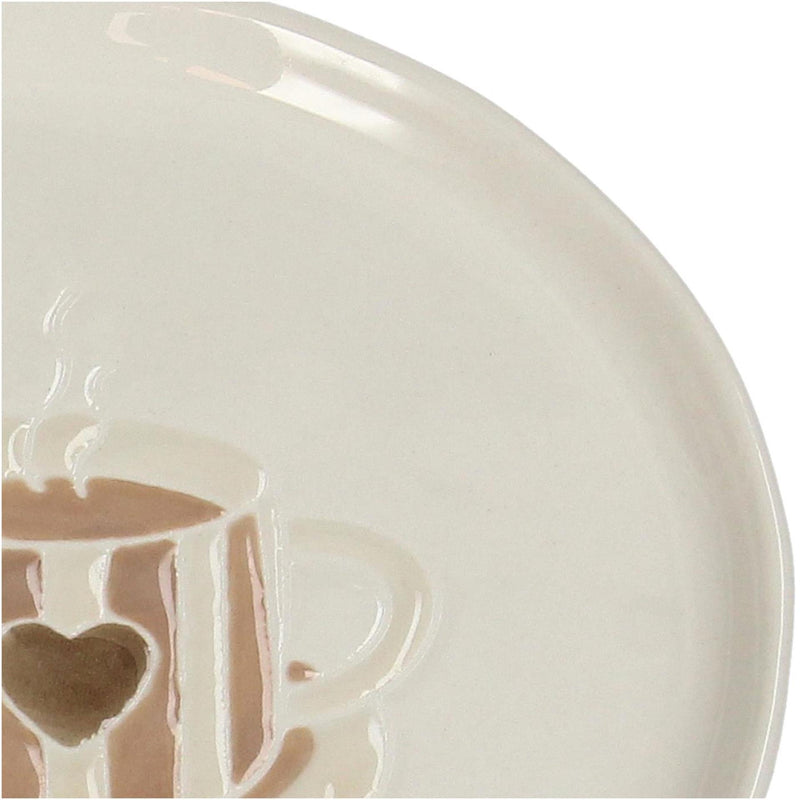 Afbeelding laden in galerijviewer, Kersten bord coffee keramiek bruin 13.5x13.5x1.3cm