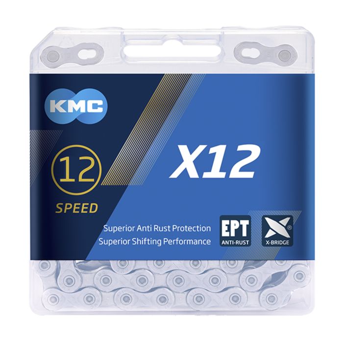 Load image into Gallery viewer, KMC X12 EPT Fietsketting 126 schakels - Grijs