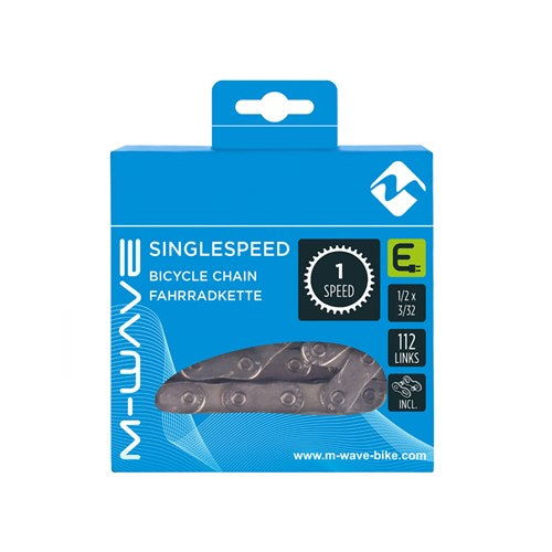 Load image into Gallery viewer, M-Wave M-wave (kmc) ketting e-bike single speed 1 2x3 32 112 links zilver