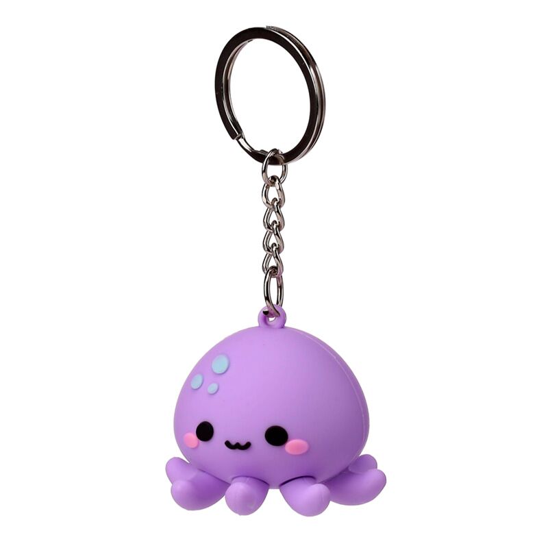 Afbeelding laden in galerijviewer, Wendy de octopus adoramals 3d pvc sleutelhanger