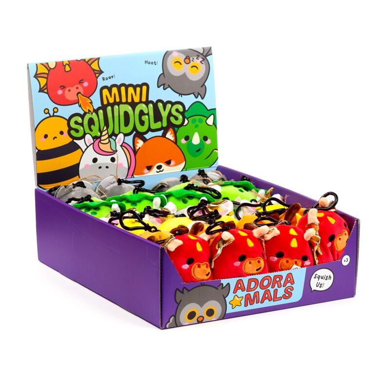 Afbeelding laden in galerijviewer, Squidglys pluche sleutelhanger