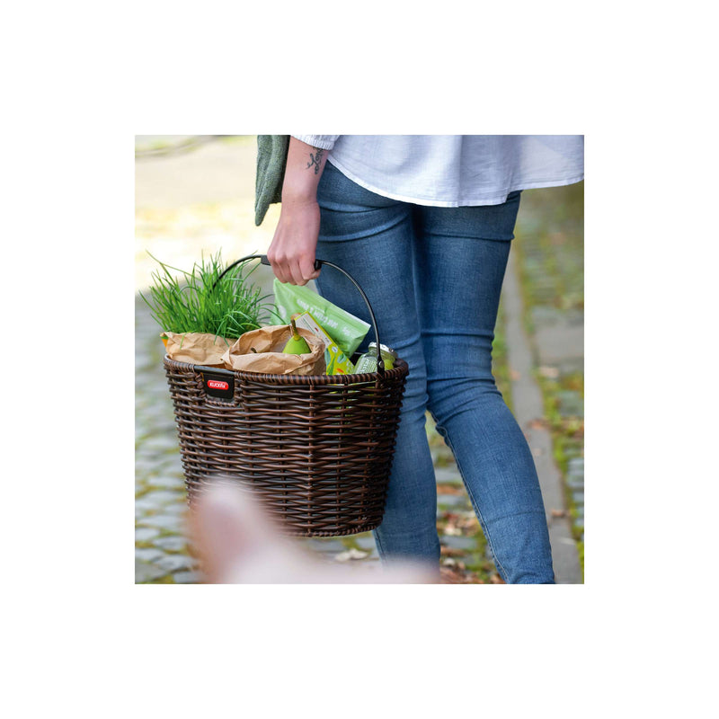 Load image into Gallery viewer, Klickfix mand structura oval fr.basket r k structura oval black brown