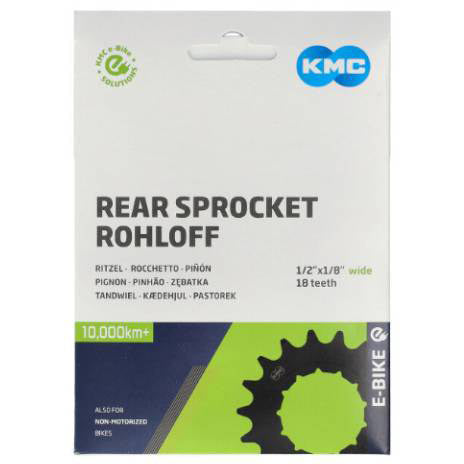 Load image into Gallery viewer, Kmc steck-zahnkranz sprocket rohloff 1 2 x 1 8 18z, aluminum