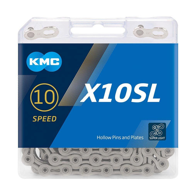 Load image into Gallery viewer, KMC X10SL Zilveren Super Light Fietsketting
