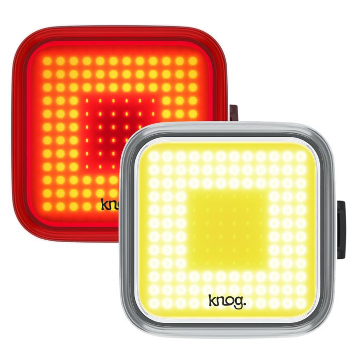 Load image into Gallery viewer, Knog blinder twinpack - square - black