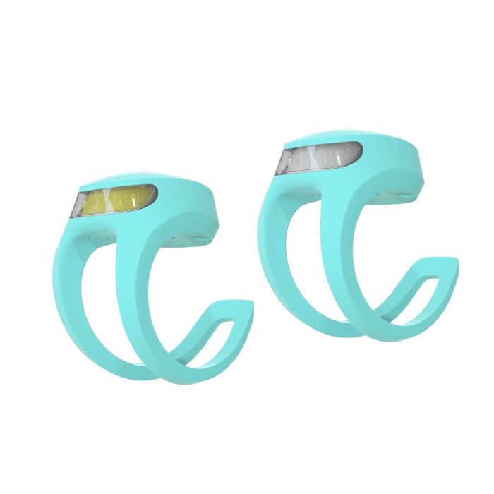 Load image into Gallery viewer, Knog frog usb twinpack - awesome aquamarine