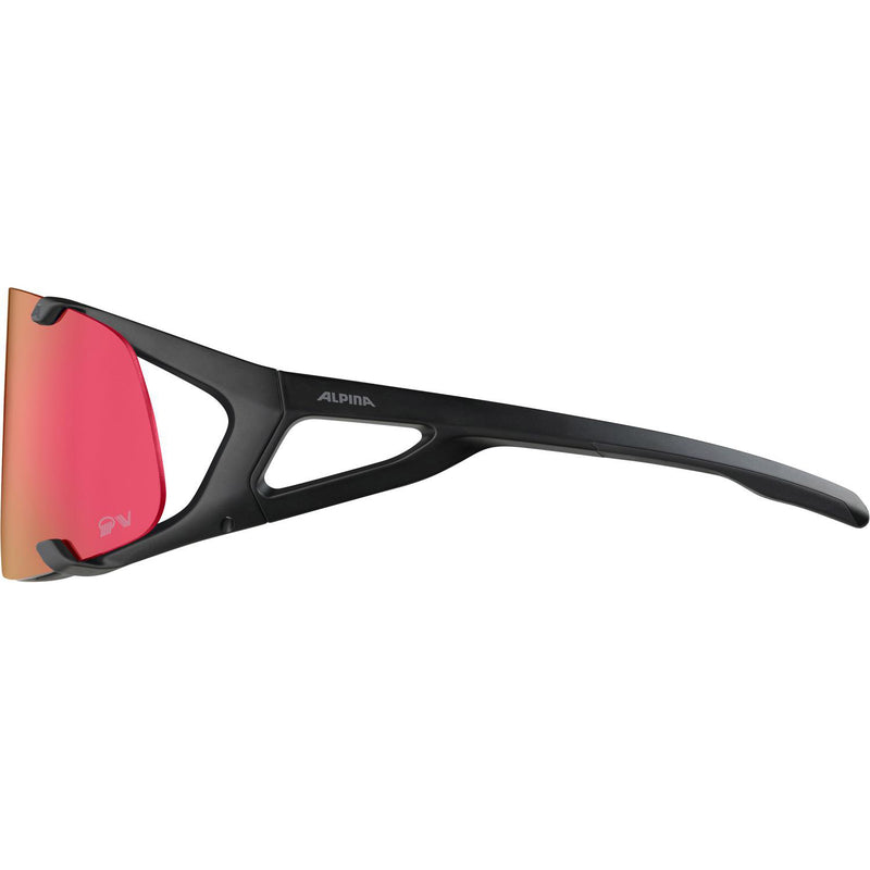 Load image into Gallery viewer, Alpina sports sportbril hawkeye qv mat zwart