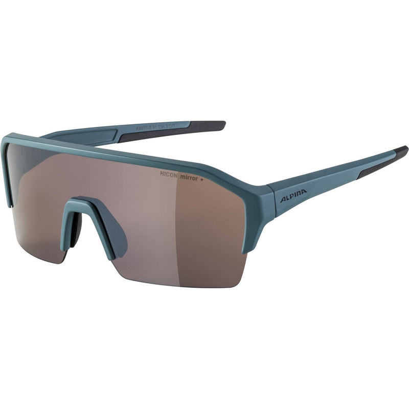 Load image into Gallery viewer, Alpina sport sportbril ram hr q-lite zilv. spiegellens blauw