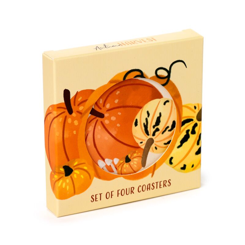 Load image into Gallery viewer, Autumn harvest set 4 onderzetters