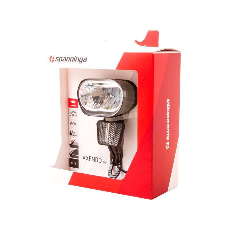 Afbeelding laden in galerijviewer, Spanninga koplamp Axendo 60 XE 6-36v E-bike