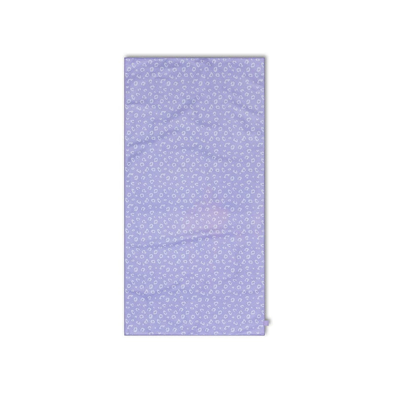 Afbeelding laden in galerijviewer, Leopard | lila microvezel handdoek 135 x 65 cm