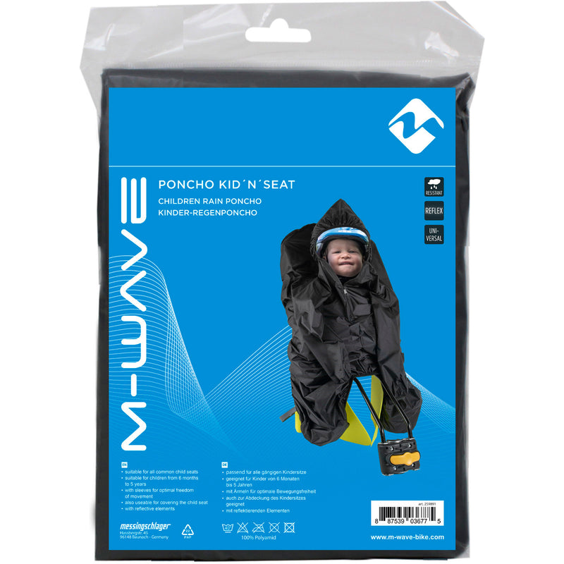 Load image into Gallery viewer, M-Wave M-WAVE Poncho Kid`n´Seat Regenponcho