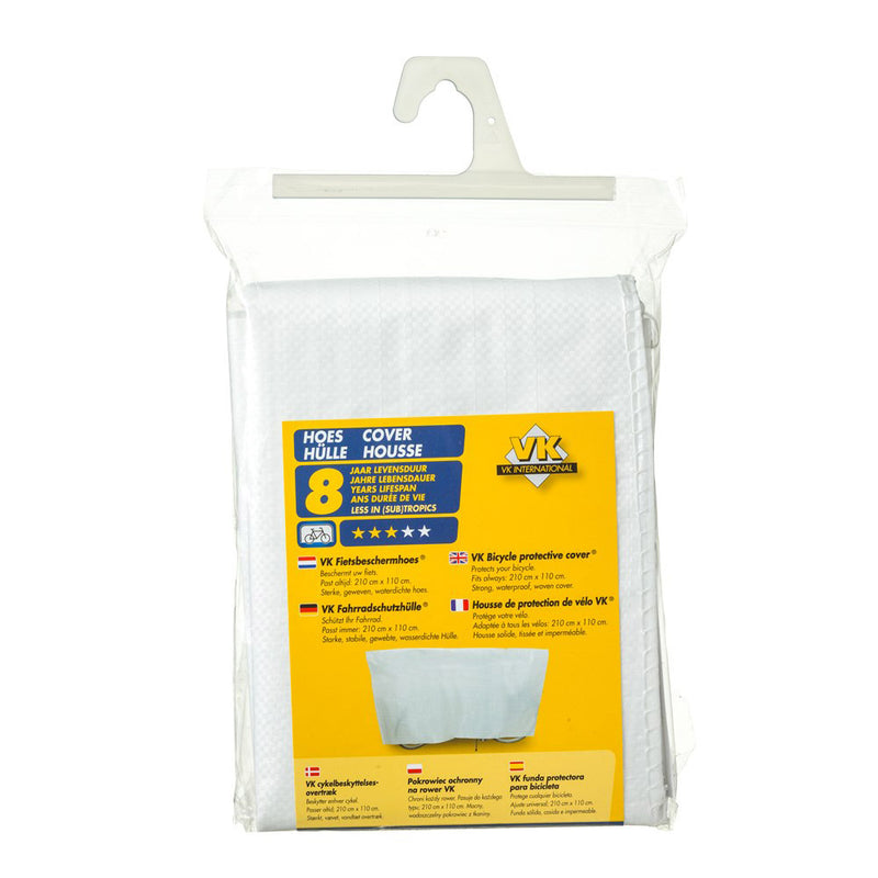 Load image into Gallery viewer, VK Fietsbeschermhoes (1) Hoes wit z ringen
