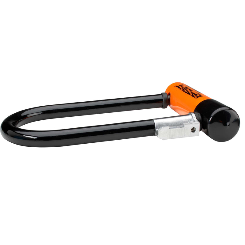 Load image into Gallery viewer, Kryptonite evolution mini-7 beugelslot met kabel – fiets – art-2 slot – beugelslot (elektrische) fiets – 17,8x8,3 cm - kabel 120 cm lang – oranje zwart