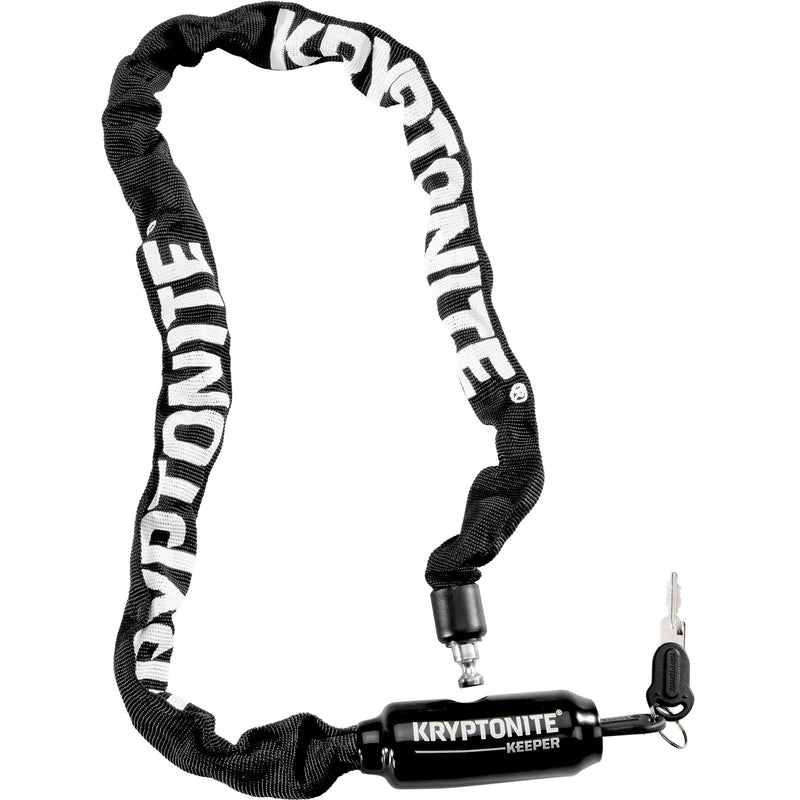 Load image into Gallery viewer, Kryptonite keeper 585-ketting met geïntegreerd slot – kettingslot fiets – fietsslot met ketting elektrische fiets – 85 cm – staal – zwart