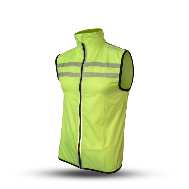 Load image into Gallery viewer, Gato Windbreaker mesh vest usb led neongeel maat XS
