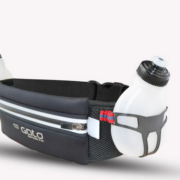 Load image into Gallery viewer, Gato 2 flask belt hydration black one size