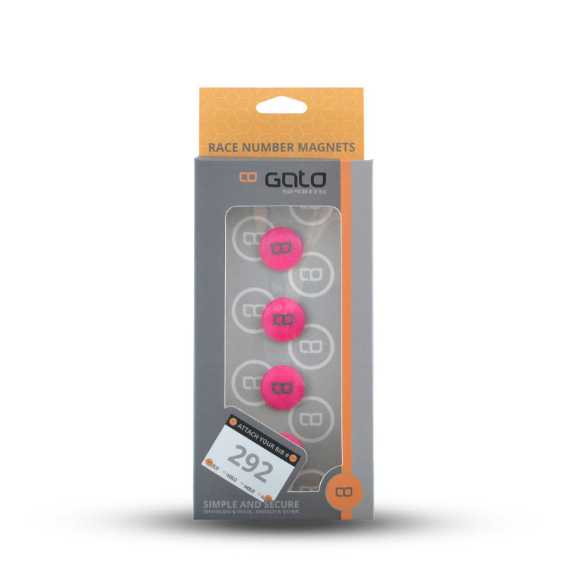 Load image into Gallery viewer, Gato magneet voor racenummers roze (4st)