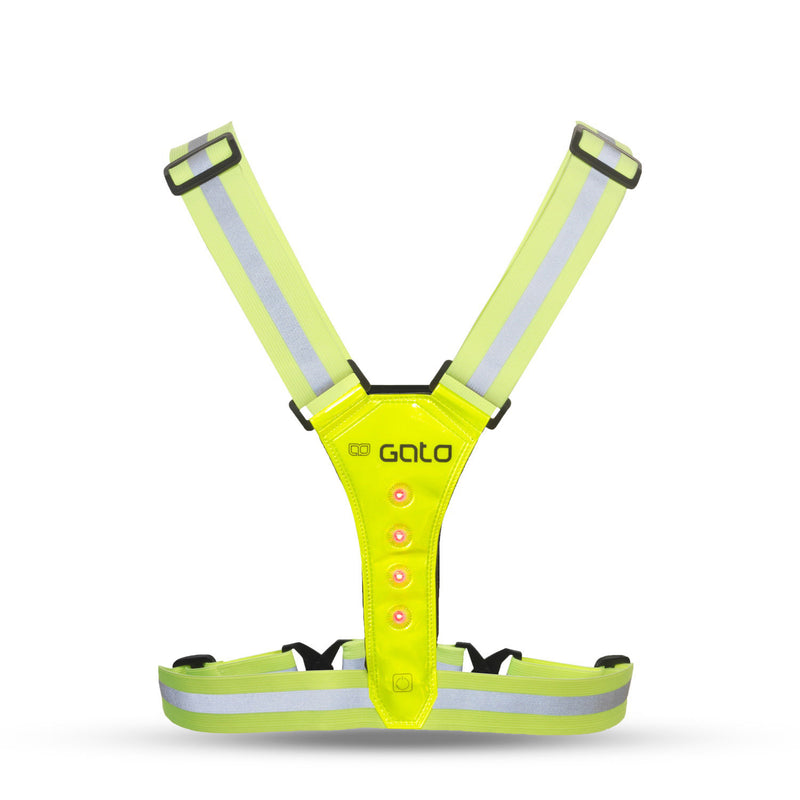 Load image into Gallery viewer, Outwet Safer sport led vest neon yellow one size