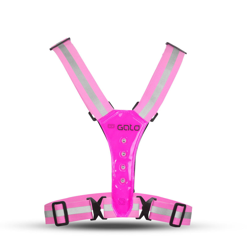 Load image into Gallery viewer, Gato safer sport led vest hot pink one size