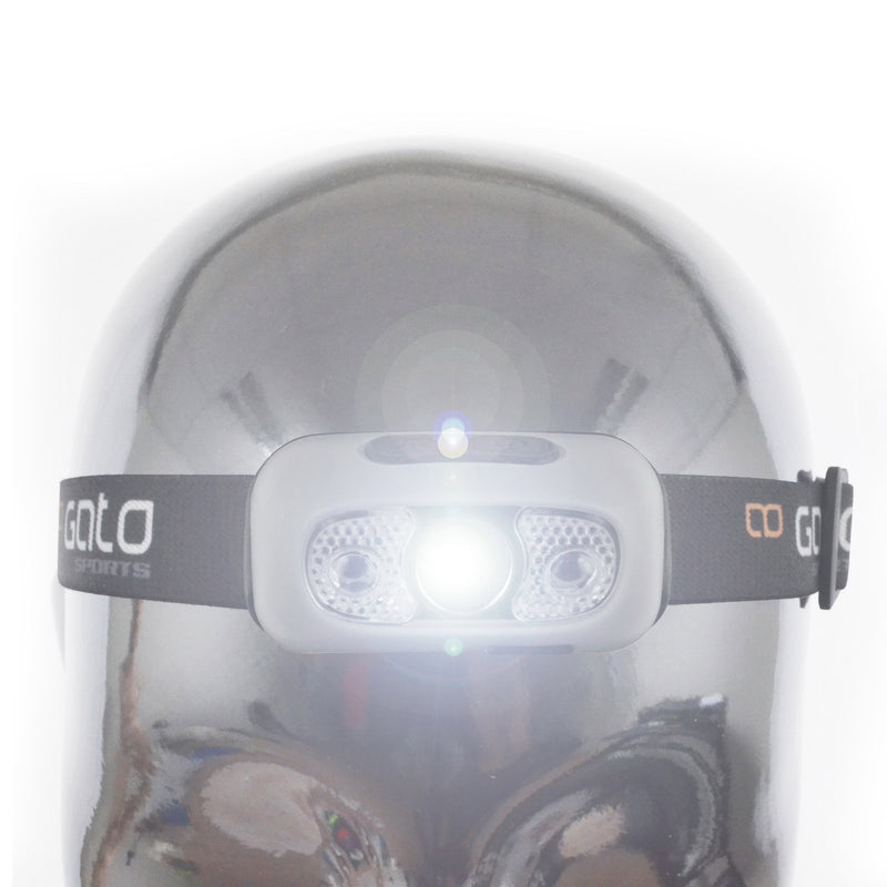 Load image into Gallery viewer, hoofd- helmlamp USB grijs one-size