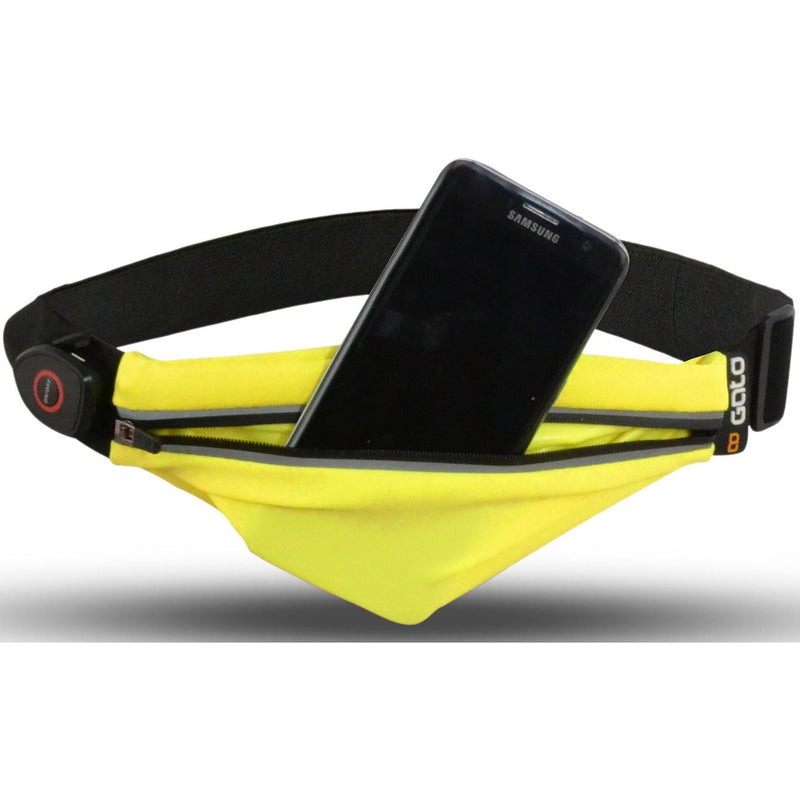 Load image into Gallery viewer, Gato sport usb led belt waterproof neon yellow onesize