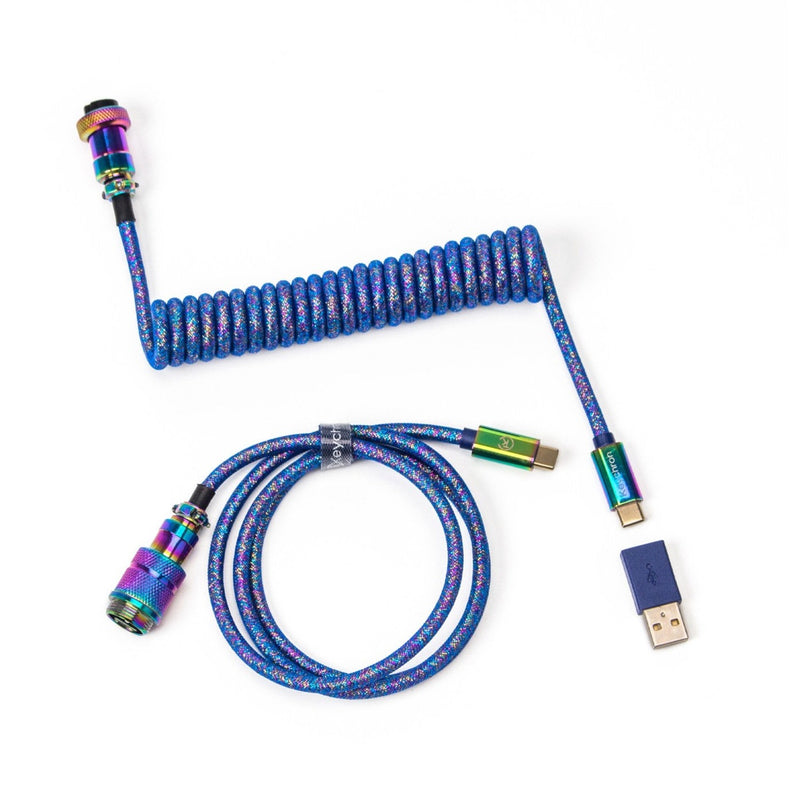 Load image into Gallery viewer, Keychron premium coiled aviator cable usb-c 3.2 gen 1