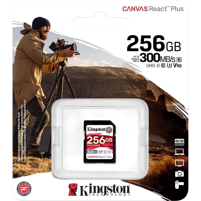 Load image into Gallery viewer, Kingston Canvas React Plus 256 GB SDXC