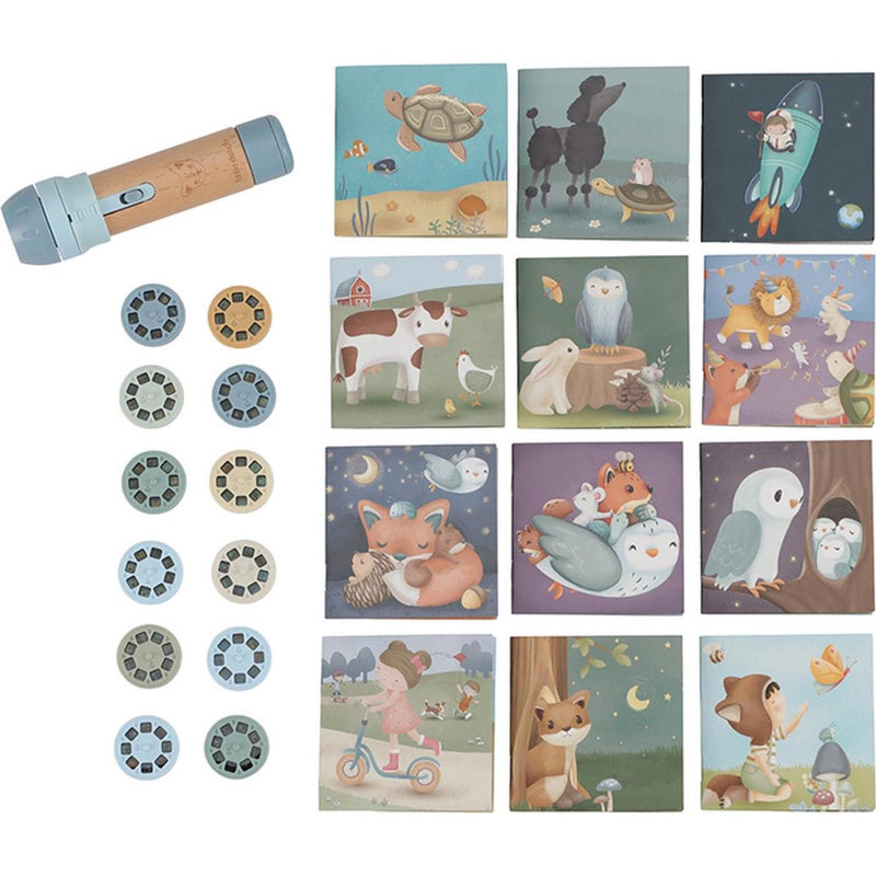 Afbeelding laden in galerijviewer, Little dutch verhalen projector zaklamp - blauw