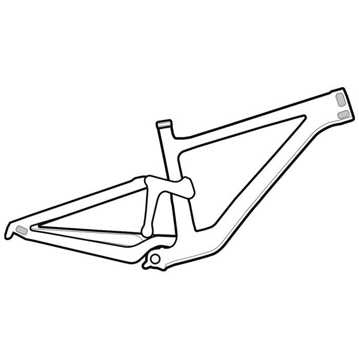 Load image into Gallery viewer, Lizard skins clear protective frame wrap - cable rub kit