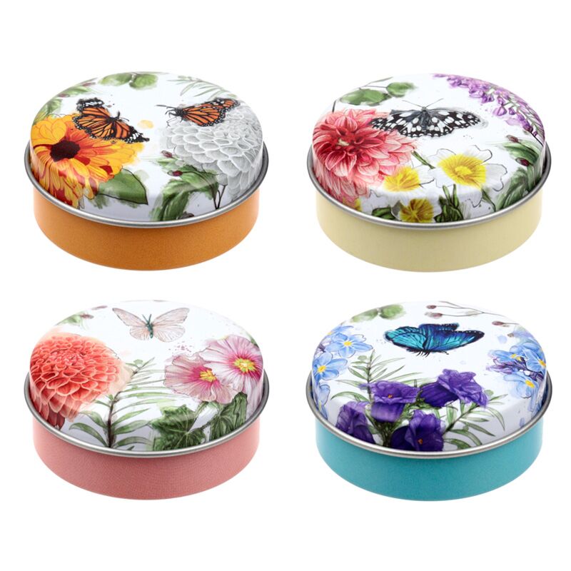 Load image into Gallery viewer, Butterfly meadows vlinder lipbalsem in blik